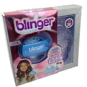 Blinger Diamond Collection Blue Glam Styling Tool Hair Fashion 75 Adhesive Gems